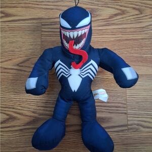 Marvel Venom Plush Toy - Black, White, and Red